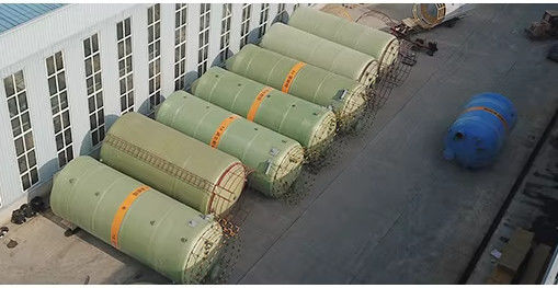 Fiber Reinforced Plastic FRP Chemical Storage Tanks Anti Corrosive Customized Color