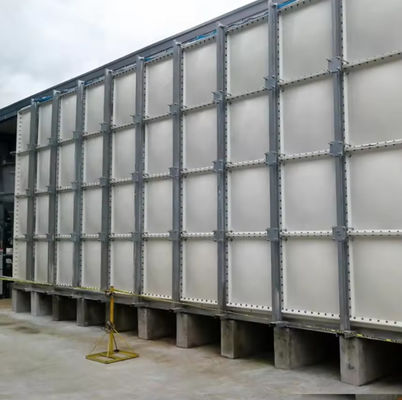 Fiber Glass Reinforced Plastic Tank GRP Panel Water Tank 1000L-1000000L  Capacity