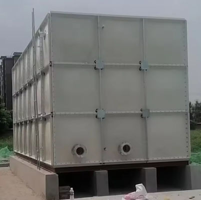Fiber Glass Reinforced Plastic Tank GRP Panel Water Tank 1000L-1000000L  Capacity