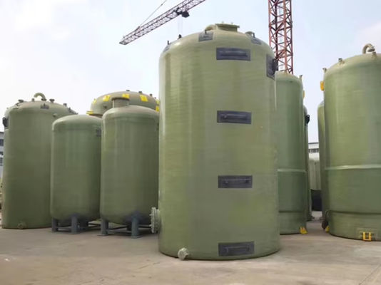Multiple Mediums GRP FRP Storage Tank Large Capacity Vertical Horizontal Shape