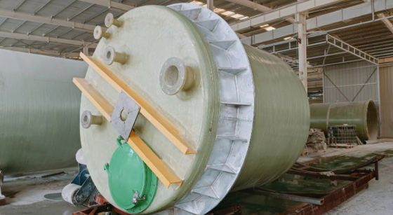 Multiple Mediums GRP FRP Storage Tank Large Capacity Vertical Horizontal Shape
