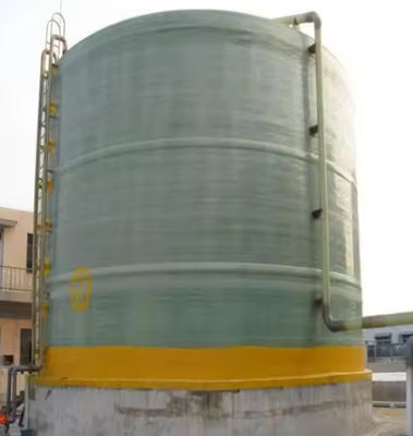 Industrial Chemical FRP GRP Vertical Storage Tank FRP Container 2000x3350