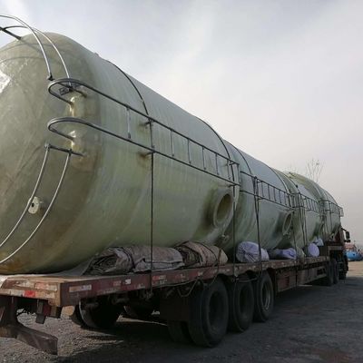200m3 Frp Storage Tank Optional Level Gauge Customized Inlet Diameter
