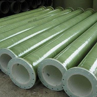 Smooth Surface FRP Pipe Customized Size , Anti Corrosion Fiber Glass Tubing