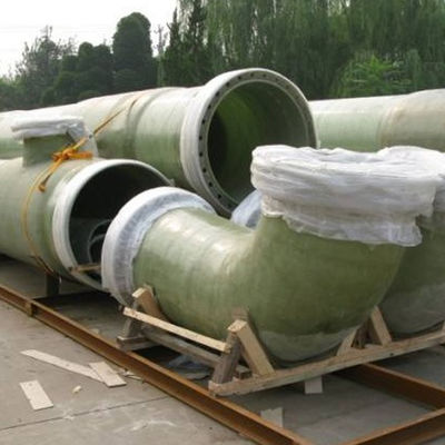 Smooth Surface FRP Pipe Customized Size , Anti Corrosion Fiber Glass Tubing