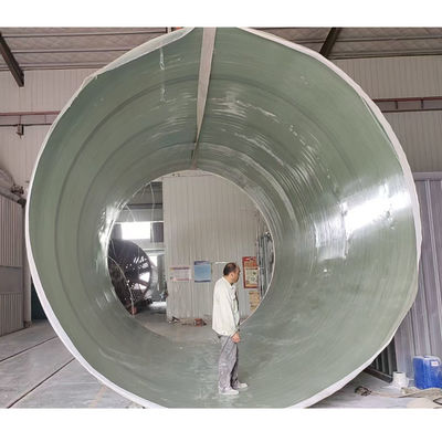 Smooth Surface FRP Pipe Customized Size , Anti Corrosion Fiber Glass Tubing