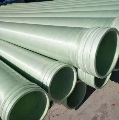 Fiberglass Reinforced Plastic FRP Pipe Round Underground Sand Pipe High Pressure