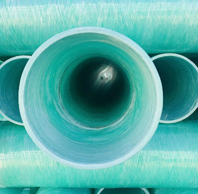 100mm-4000mm Diameter FRP Pipe GRP Round Pipeline High Temperature Resistance
