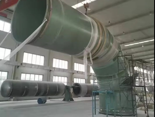 Smooth Round Grp Frp Fiberglass Reinforced Plastic Pipe 300-2600mm Diameter