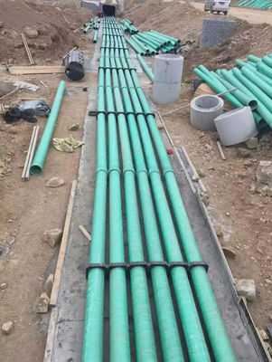 FRP Fiberglass Reinforced Plastic Pipe High Strength Fiberglass Conduit Custom Length