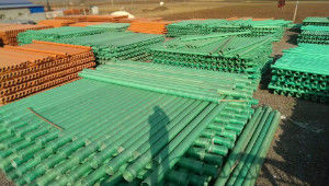 FRP Fiberglass Reinforced Plastic Pipe High Strength Fiberglass Conduit Custom Length