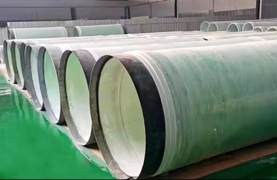 Customized Fiberglass Reinforce Water Pipelines FRP Jacking Pipe For Underground Sunken