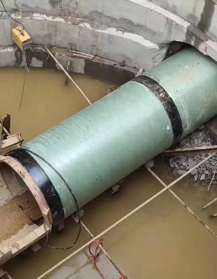 Customized Fiberglass Reinforce Water Pipelines FRP Jacking Pipe For Underground Sunken