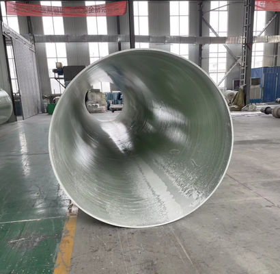 Smooth Or Textured Fiberglass Reinforced Plastic Pipe FRP Mortar Pipe Custom Thickness