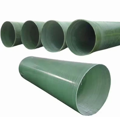 Fiberglass Glass Fiber Reinforced Frp Plastics Mortar Pipes  Grp Pipe Sand Pipe Anti Corrosion