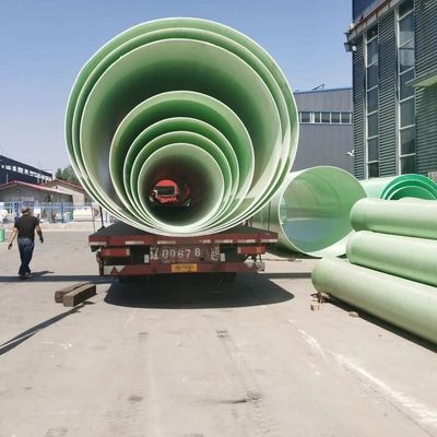 Printed Flange Fiberglass Reinforced Plastic Pipe DN50-2000mm Diameter Long Lasting