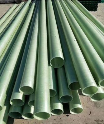 Industrial Fiber Reinforced Plastic Pipe Long Lasting Round Shape FRP Fiberglass Pipe