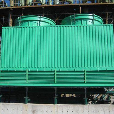 OEM Square FRP GRP Cross Flow Cooling Tower Light Weight Customized Size