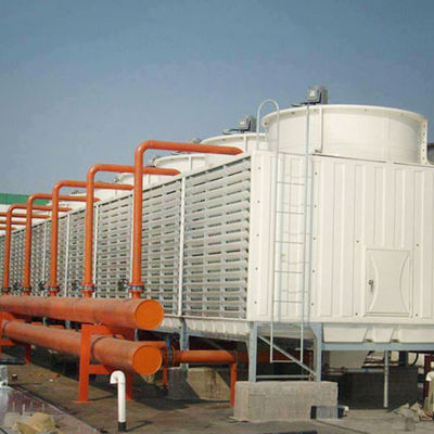 OEM Square FRP GRP Cross Flow Cooling Tower Light Weight Customized Size