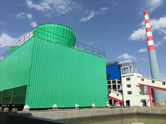 Industrial Commercial Square FRP Crossflow Cooling Tower GRP Water Cooling Tower