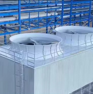 FRP Structure Industrial Cooling Tower FRP Fan Stack Customized Thickness