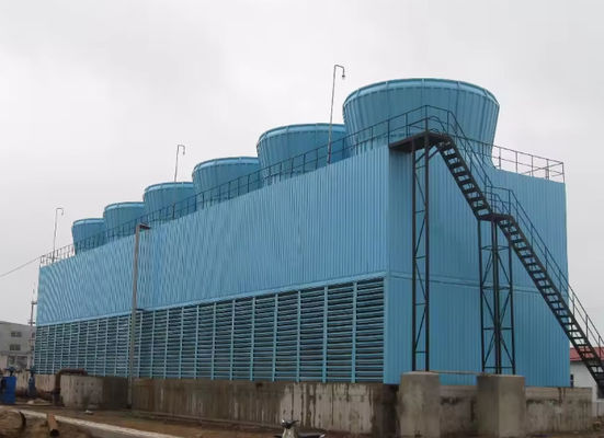 Counter Type FRP Cooling Tower For Power Plant , FRP Water Treatment Cooling Tower