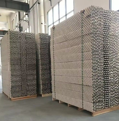 PVC Counterflow Fill Pack Crossflow Cooling Tower Filler Packing Custom Thickness