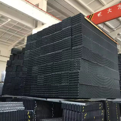 PVC Counterflow Fill Pack Crossflow Cooling Tower Filler Packing Custom Thickness