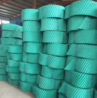 PVC Counterflow Fill Pack Crossflow Cooling Tower Filler Packing Custom Thickness