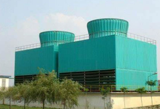 Cross Flow And Counter Flow FRP Cooling Tower Square Round High Heat Transfer