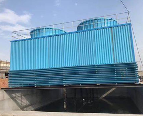 Counterflow / Crossflow Type FRP Cooling Tower 100-1000 Tons Low Noise Anti Corrosion