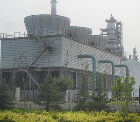 Counterflow GRP FRP Structure Cooling Tower 50-5000 Tons Capacity Customized Color