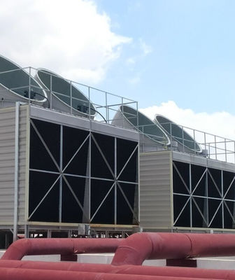 Fiberglass Reinforced Plastic FRP Cooling Tower Counterflow Type Customized Size
