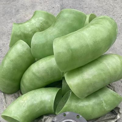 smooth Industrial FRP Fiberglass Pipe Fittings Green Blue White multi Color