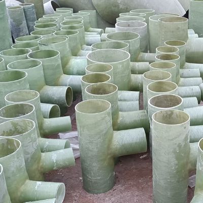 OEM Fiberglass Pipe Fittings Thickened Special Shaped Joints Connection Fittings