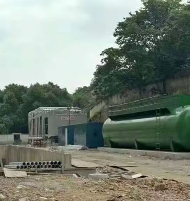 500L/Hour FRP Underground Septic Tank , Sewage Treatment FRP Bio Sewage Tank