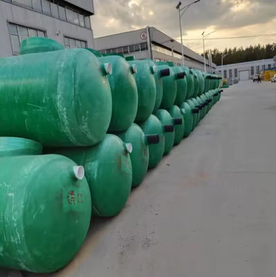 Horizontal Type GRP Frp Underground Bio Septic Tank For Sewage Treatment Plant