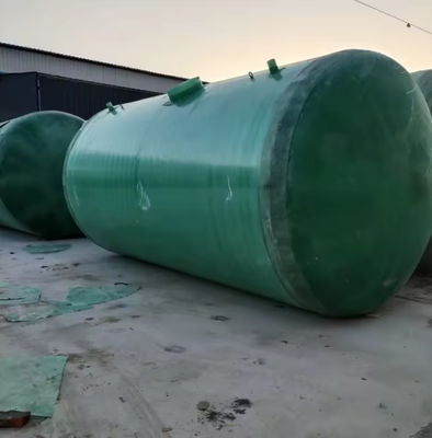 Horizontal Type GRP Frp Underground Bio Septic Tank For Sewage Treatment Plant