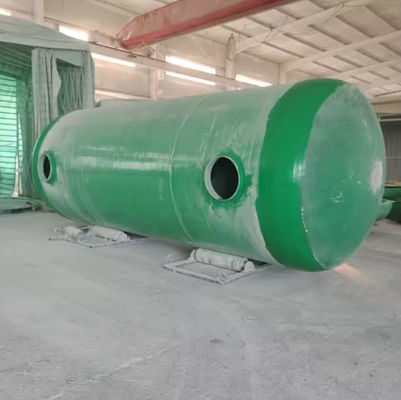 Horizontal Type GRP Frp Underground Bio Septic Tank For Sewage Treatment Plant