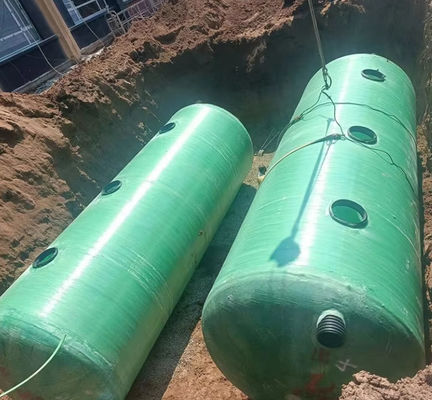 Water Purification FRP Septic Tank Underground Type Domestic Sewage Treatment System