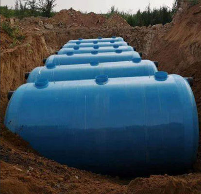 High Strength FRP GRP Septic Tank For Human And Animal Feces Treatment