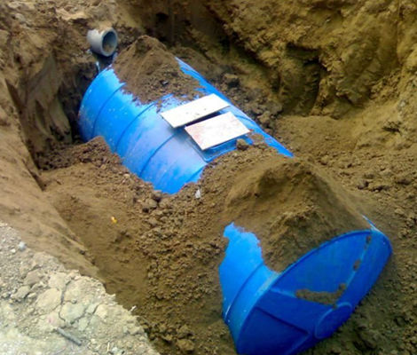High Strength FRP GRP Septic Tank For Human And Animal Feces Treatment
