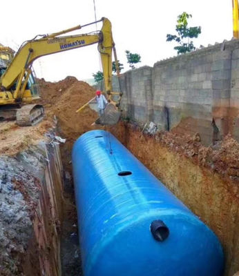 High Strength FRP GRP Septic Tank For Human And Animal Feces Treatment