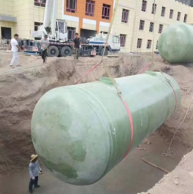 1000L FRP Bio Septic Tank No Leakage Fiberglass Sewage Tank Wastewater Treatment