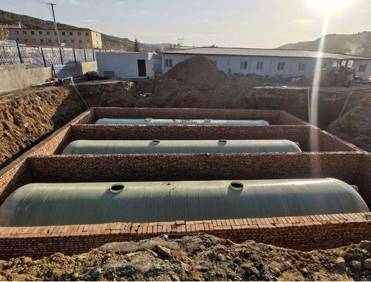 1000L FRP Bio Septic Tank No Leakage Fiberglass Sewage Tank Wastewater Treatment