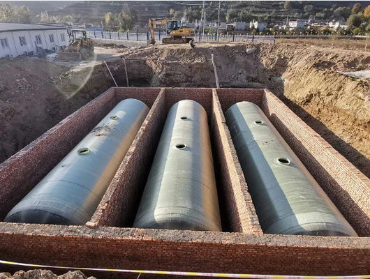1000L FRP Bio Septic Tank No Leakage Fiberglass Sewage Tank Wastewater Treatment
