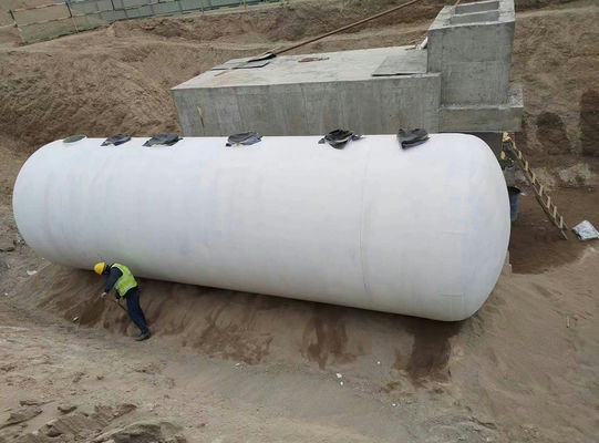 1000L FRP Bio Septic Tank No Leakage Fiberglass Sewage Tank Wastewater Treatment