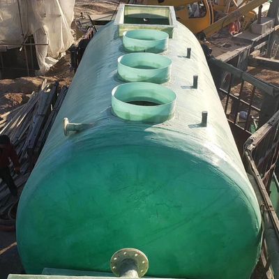 OEM FRP Sewage Tank Fiberglass Septic Tank Vessel With Filament Wilding Technology