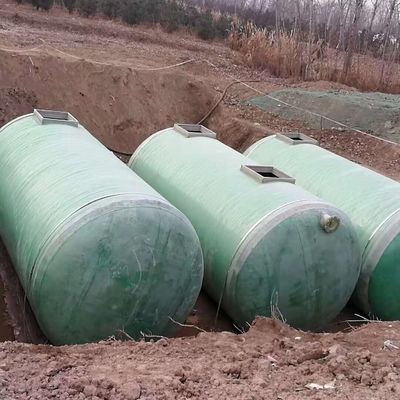 Customizable Size Frp Underground Tank Long Lasting Fiberglass Sewer Tanks