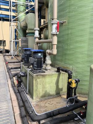 Spray Acid Mist FRP Absorption Tower Corrosion Resistance Custom Size Absorption Tank